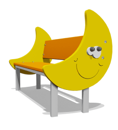 Скамейка детская Месяц ВСТ 4291 для игровой площадки