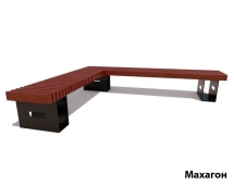 Парковая скамейка Сосновый бор (2,5*2,12 м) Лиственница Парковая скамейка Сосновый бор (2,5*2,12 м) Лиственница