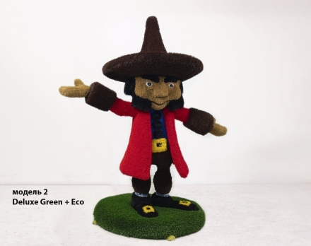 Топиари гном Рубин, модель 1 - газон Premium, фото 8