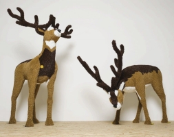 Топиари композиция олени, Сладко - газон Eco, фото 1