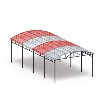 Теневой навес на 8 тренажеров - МФ 752.02 - Спорт, фото 1