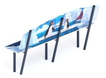 Скамейка детская Снежная королева - МФ 41.01.01-05.И1