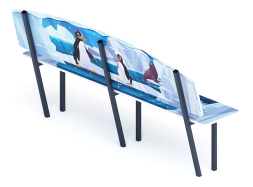 Скамейка детская Снежная королева - МФ 41.01.01-05.И1, фото 2