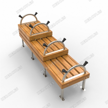 Скамья с упорами для лиц пожилого возраста, фото 4