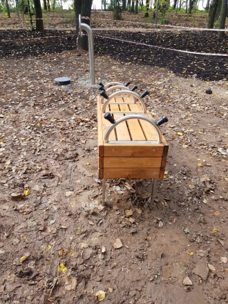 Скамья с упорами для лиц пожилого возраста, фото 2