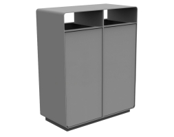 Урна уличная «Город» двухсекционная, фото 1