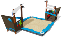 Песочный дворик ВСТ 2131 для детской площадки