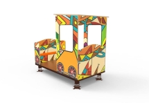 Паровозик из Ромашково вагон №3, паттерн "Этник" МД030.01.04