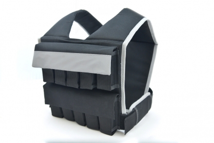 Жилет утяжелительный 1-20 кг, (универсальный размер) RUNNER, фото 3