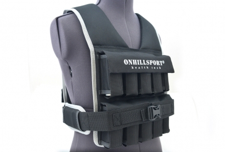 Жилет утяжелительный 1-20 кг, (универсальный размер) RUNNER, фото 7