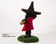 Топиари гном Рубин, модель 2, Deluxe Green + Eco