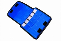 Чехол для утяжелителей на ноги 2х9 кг, синий Чехол для утяжелителей на ноги 2х9 кг, синий