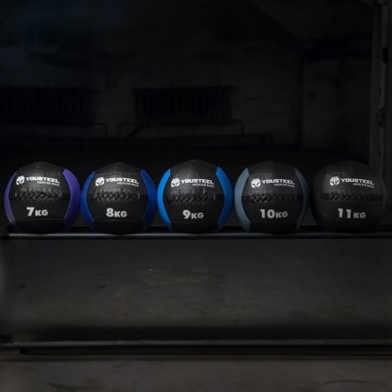 Медицинский мяч YOUSTEEL вес 11 кг, диаметр 35,5 см, фото 2