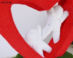 Топиари стела Любимый город, размер М, Н=400 см - газон Eco+Deluxe, фото 8