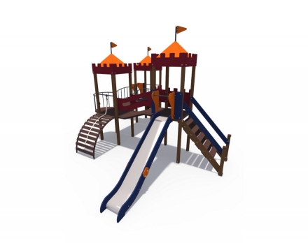 Детский игровой комплекс Империя Форт-2 Н-1200 и Н-1500 ДИО 02071, фото 3