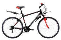 Велосипед Challenger Agent 26 чёрный/красный/белый 20''