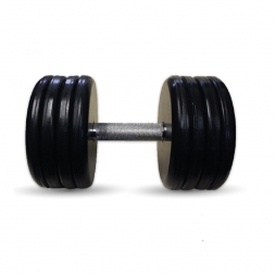 Гантель Barbell 51 кг классик с вращающейся ручкой хром