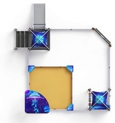 Песочный дворик с горкой Космопорт (Космос) - ИО 6.14.01-02 H=750, фото 5