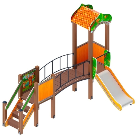 Полянка горка Н 750 ДИК 1.16.03-01, фото 1