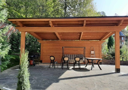 Навес для авто ЖЮЛЬВЕРН Базовая комплектация, фото 1