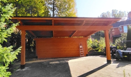 Навес для авто ЖЮЛЬВЕРН Базовая комплектация, фото 2