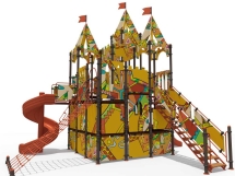 Детский городок "Замок", паттерн "Этник" ДГ3001.01.02 Детский городок "Замок", паттерн "Этник" ДГ3001.01.02