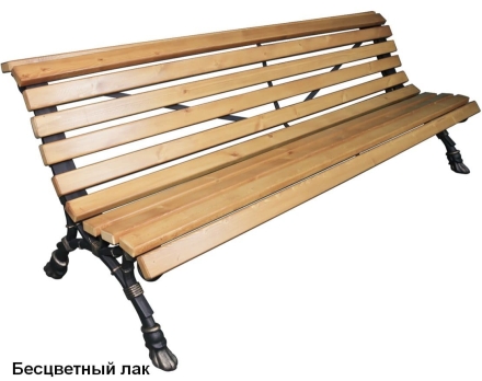 Скамейка парковая Европа, Лиственница 1,5 м, фото 2