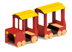 Игровой комплекс Паровоз с вагончиком ИО-01.4 для детской площадки Игровой комплекс Паровоз с вагончиком ИО-01.4 для детской площадки