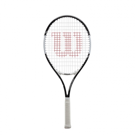 Ракетка б/т Wilson Roger Federer 21 Gr00000,арт.WR028510U, для дет. 5-6лет,алюм.,со струн, бело-черн, фото 1