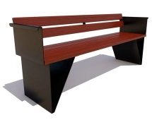 Парковая скамейка Обнинск Лиственница Парковая скамейка Обнинск Лиственница