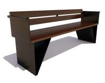 Парковая скамейка Обнинск Лиственница Парковая скамейка Обнинск Лиственница