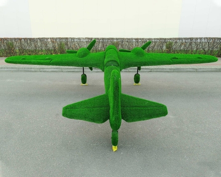 Топиари Самолет Победа - газон Eco, фото 5