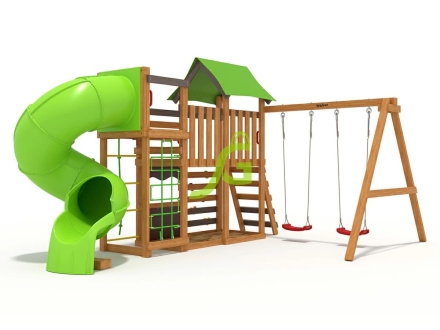 Детская площадка IgraGrad W30s, Сосна/Салатовый, фото 3