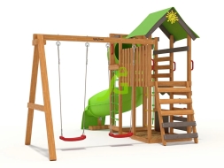 Детская площадка IgraGrad W30s, Сосна/Салатовый, фото 1