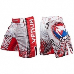 Шорты ММА Venum "Korean Zombie" UFC 163 - White, фото 2