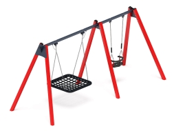 Качели М2 (красный) ИО 12.М.06.01.01-01, фото 1