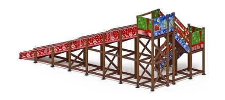 Горка Зима (новый год)(под анкера) - ИО 49.01.03-02.И1 - Н=3000, фото 3