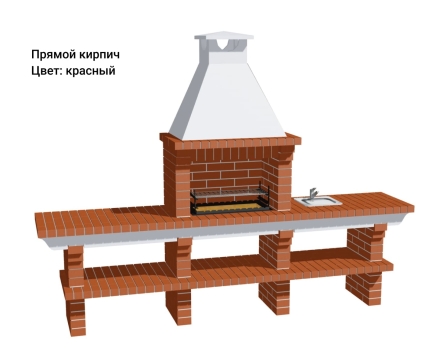 Печь Аристократ 710 Радиальный кирпич коричневый, фото 8