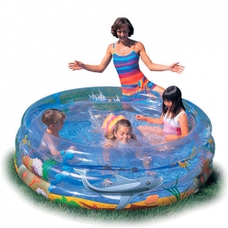51045 Бассейн надувной круглый "Тропические фрукты" 150*53см 51045 Бассейн надувной круглый "Тропические фрукты" 150*53см