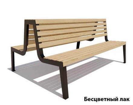 Парковая скамейка Магадан, Лиственница 3 м, фото 2