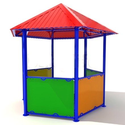 Уличная беседка 3000 профлист для парков и дворов, фото 2