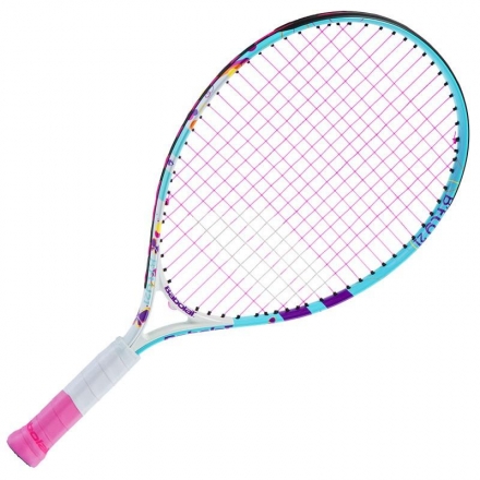 Ракетка б/т BABOLAT B`FLY Gr000, для детей 5-7 лет, бирюзово-фиолетовый, фото 1