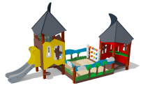 Песочный дворик ВСТ 1133 для детской площадки