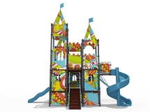 Детский городок "Замок", паттерн "Фэнтази" ДГ3001.02.02 Детский городок "Замок", паттерн "Фэнтази" ДГ3001.02.02