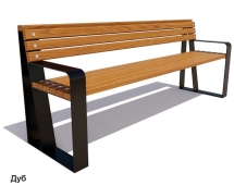 Скамейка уличная Отдых, Лиственница 1,8 м Скамейка уличная Отдых, Лиственница 1,8 м