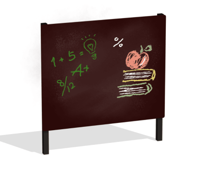 Развивающее оборудование Стенд для рисования мини ИО-11.8 для детской площадки, фото 1