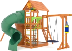 Детская площадка IgraGrad Крафт Pro 4 с трубой, фото 1