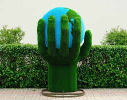 Топиари Земной шар в руке - газон Eco, фото 2