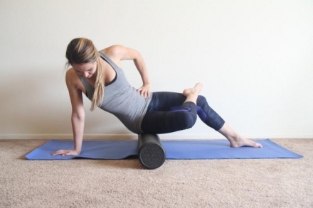 Ролик для пилатес цилиндрический 18", фото 3