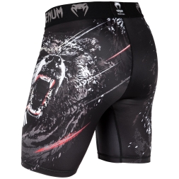 Компрессионные шорты Venum Grizzli Black/White, фото 3